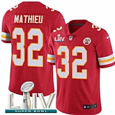 Nike Chiefs 32 Tyrann Mathieu Red 2020 Super Bowl LIV Vapor Untouchable Limited Jersey,baseball caps,new era cap wholesale,wholesale hats